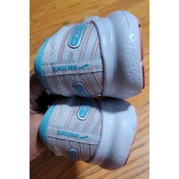 Brooks Glycerin 20 Womens Size 9.5 D WIDE Running Shoes Gray Green *See desc - Picture 6 of 7